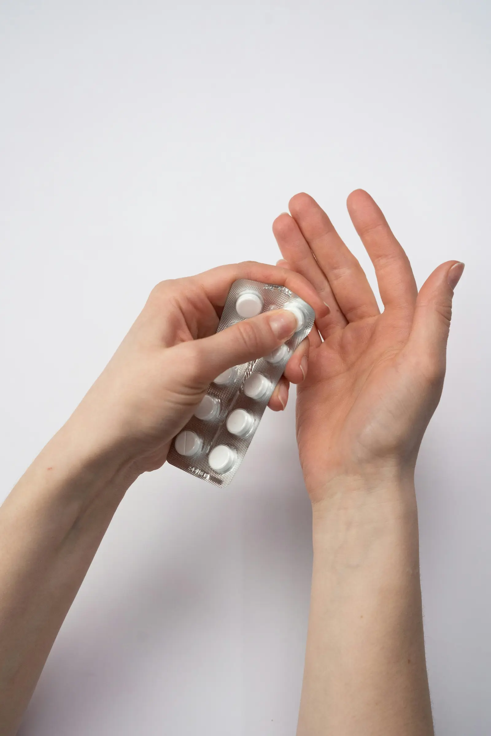 Meloxicam pills in blister packs